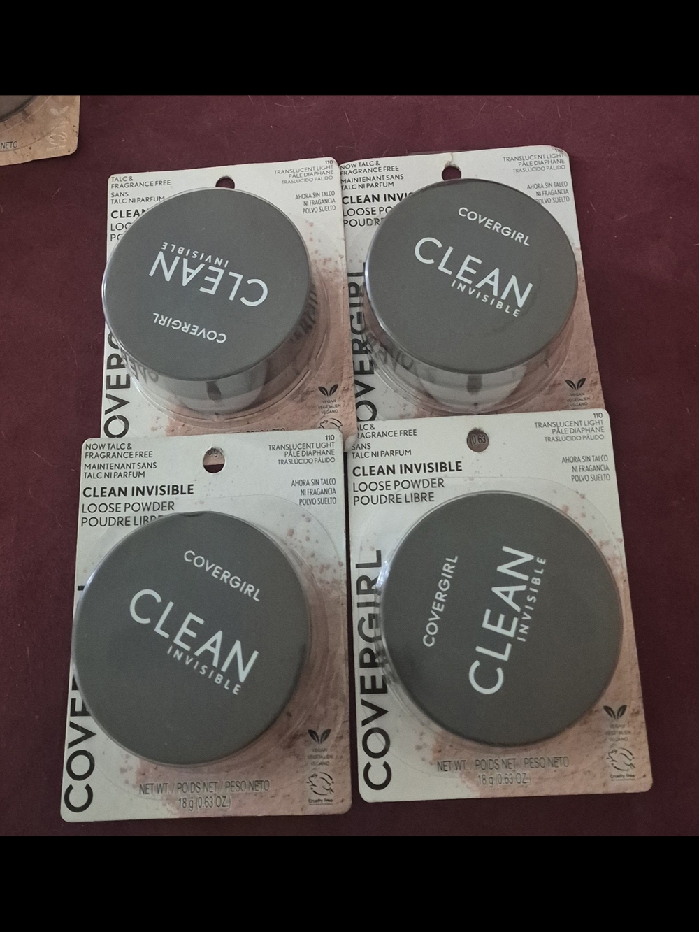New 4 COVERGIRL Translucent Light Loose Face Powder